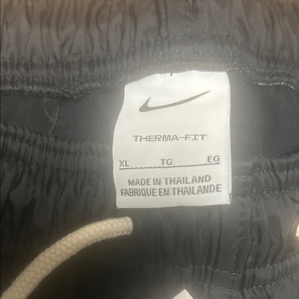 Nike Black Jogger Pants with White Detailing - Picture 3 of 3